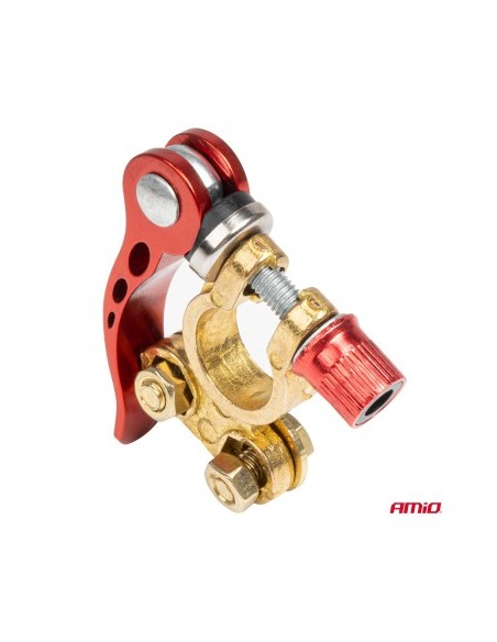 Set of 2 Car Battery Terminals with Quick Disconnect, Amio