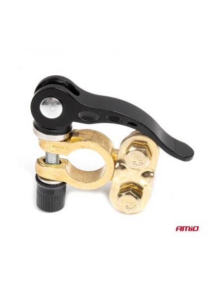 Set of 2 Car Battery Terminals with Quick Disconnect, Amio