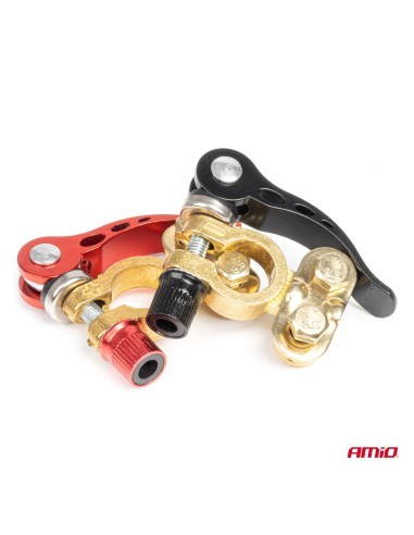 Set of 2 Car Battery Terminals with Quick...