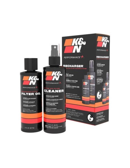 Kit Συντήρησης Φίλτρων Αέρα K&N Λύση Καθαρισμού και Μαύρο Λάδι