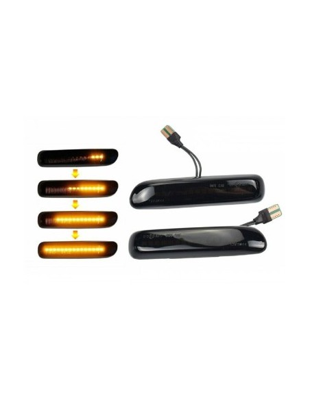 Set of 2 Dynamic LED Wing Indicators for BMW E46, E46 Compact Non-Facelift
