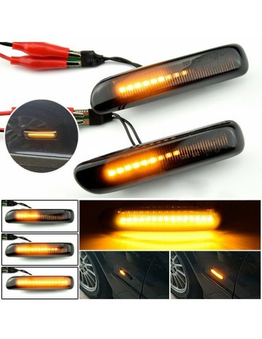 Set of 2 Dynamic LED Wing Indicators for BMW...