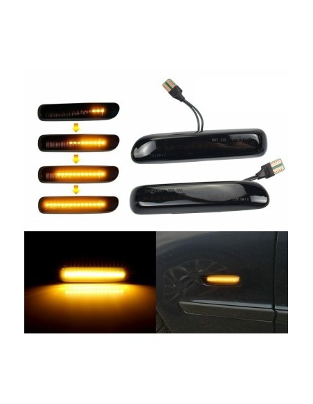 Set of 2 Dynamic LED Wing Indicators for BMW E46, E46 Compact Non-Facelift