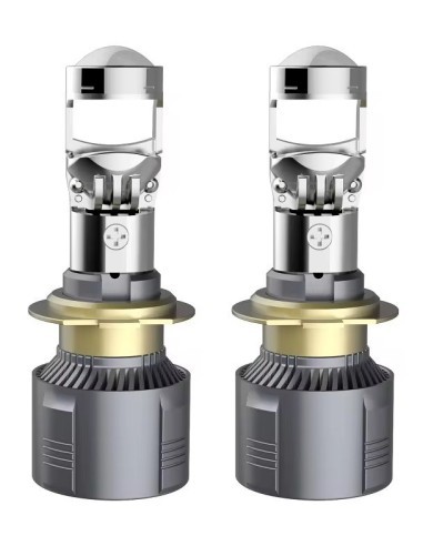 Bi Led H7 Lenses 56W Power 6500 Lumens 12-24V