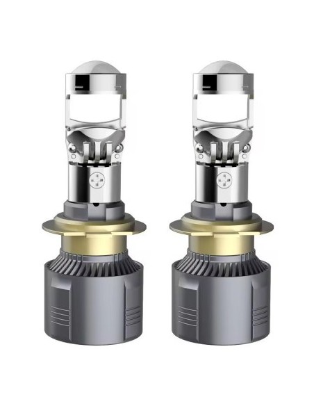 Bi Led H7 Lenses 56W Power 6500 Lumens 12-24V