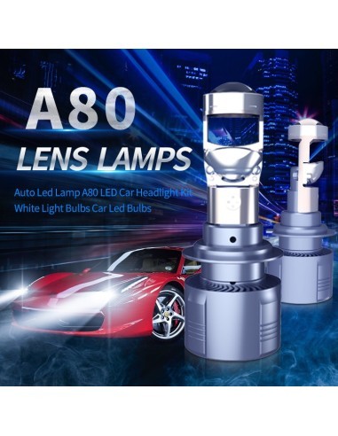 Bi Led H7 Lenses 56W Power 6500 Lumens 12-24V