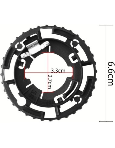 Base / ring / holder for fixing D2S bulb on...