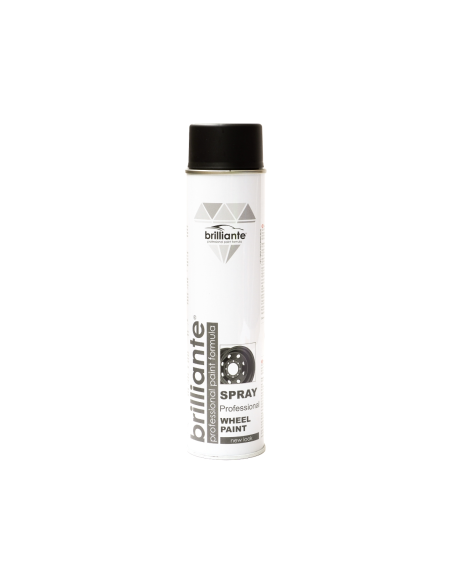 Black Satin Wheel Spray Paint 600ml