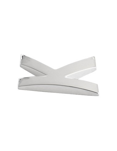 Car Ornament 3D Letter K 26 MM Chrome