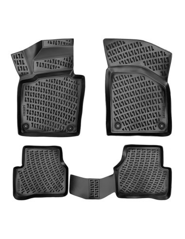 Rubber mat set type tray compatible with...