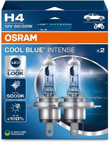 Σετ 2 τμχ Λάμπα H4 CoolBlue Intense Nex Gen...