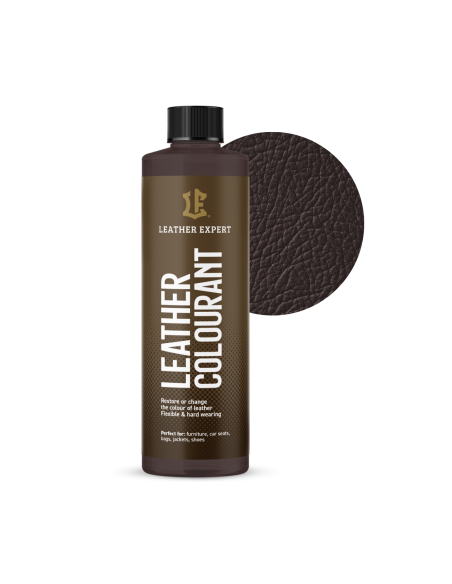 Dark Brown Leather Paint LEATHER EXPERT Leather Colourant 250ml