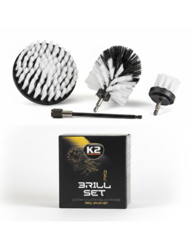 Set of 3 Professional Drill Brushes K2 Brill Set