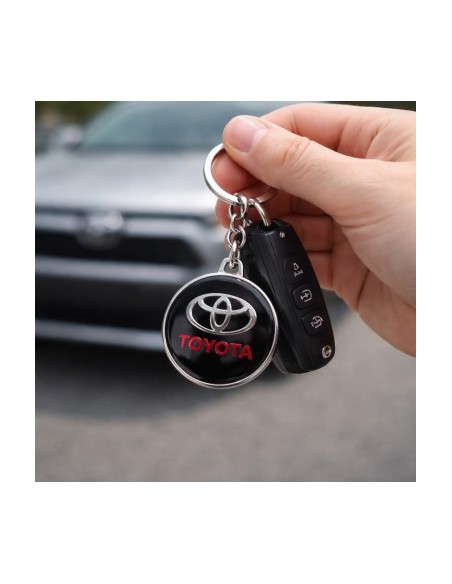 Premium keychain dedicated to Toyota, Black