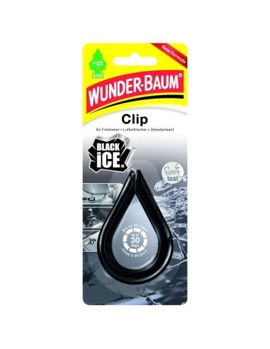 Αρωματικό αυτοκινήτου clip Wunder-Baum Black Ice