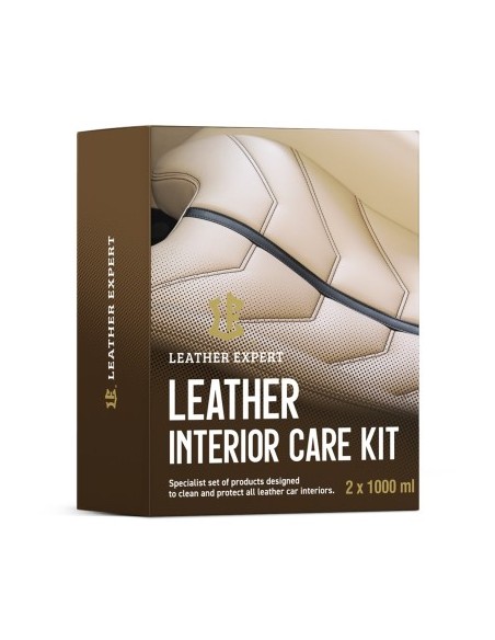LEATHER EXPERT Bőrápoló készlet autóhoz