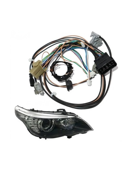 Right headlight wiring for BMW 5 Series E60, E61 Facelift with AFS (2007 - 2010)