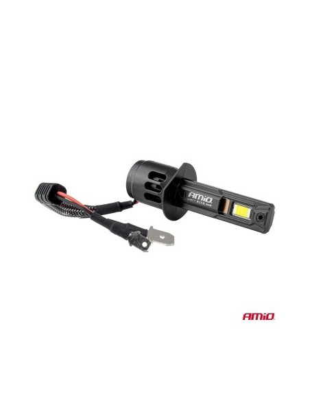 Set of 2 H1 Canbus Car LED Lights, 68W, 7646Lm, 6000k, 12V-24V, Amio