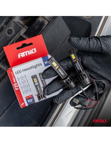 Set of 2 H1 Canbus Car LED Lights, 68W, 7646Lm,...