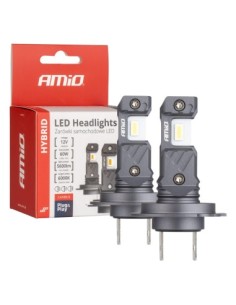Комплект 2 авто LED крушки H7, H18 Canbus, 60W, 5600 Lm,...