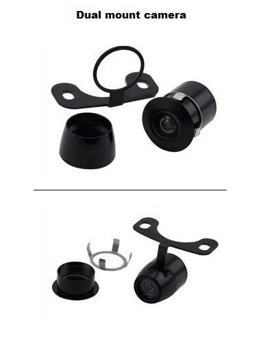 Front Car Camera C112F with 2 Mounting Systems
