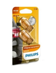 Комплект 2 Крушки WY21W, 12V, Wx3x16d, Philips
