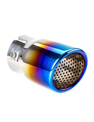 Stainless Steel Exhaust Tip 43-62mm, Length 130mm