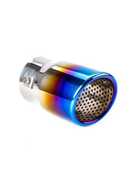 Stainless Steel Exhaust Tip 43-62mm, Length 130mm