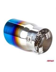 Декор за ауспух от неръждаема стомана 43-62mm, Дължина 130mm 2