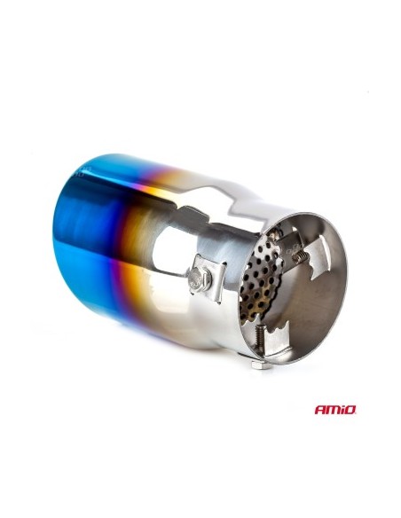 Stainless Steel Exhaust Tip 43-62mm, Length 130mm