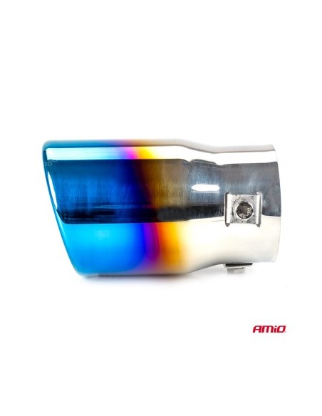 Stainless Steel Exhaust Tip 43-62mm, Length 130mm