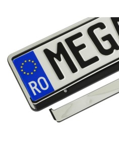 Στήριγμα Αριθμού Κυκλοφορίας Silver 1 Τμχ Mega Drive 2