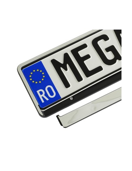 Silver License Plate Holder 1 Pc Mega Drive