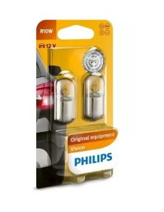 Set 2 Auxiliary Bulbs R10w 12v (Blister) Vision Philips