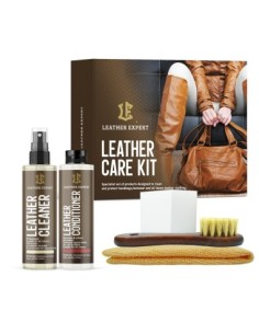 Σετ φροντίδας δερμάτινων ειδών LEATHER EXPERT, 2x100ml