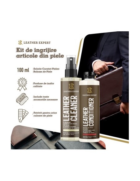 Leather Care Set LEATHER EXPERT, 2x100ml