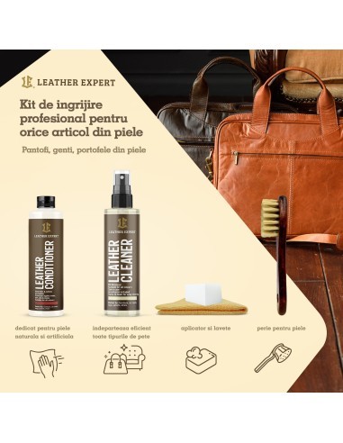Leather Care Set LEATHER EXPERT, 2x100ml