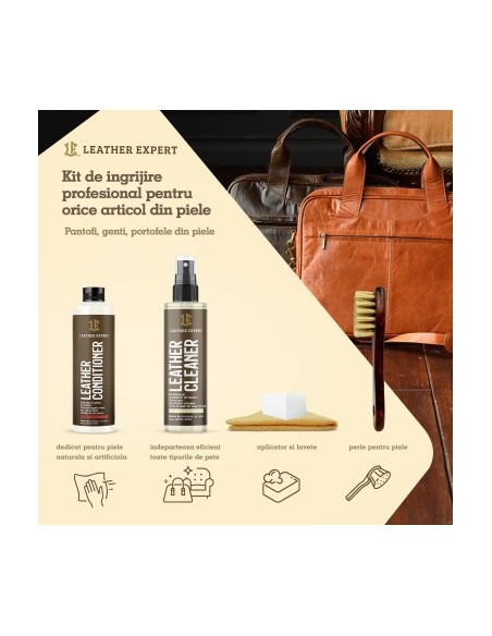 Leather Care Set LEATHER EXPERT, 2x100ml