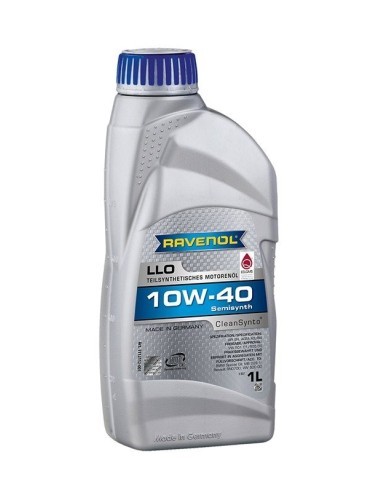 Semi-Synthetic Engine Oil Ravenol LLO 10W40, 1l