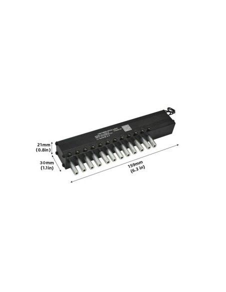 Kit Οπτική Ίνα 3W εφέ αστέρια κυνηγοί / μετεωρίτες, Λευκό, 12 κανάλια, 60 νήματα στα 3M - STAR2