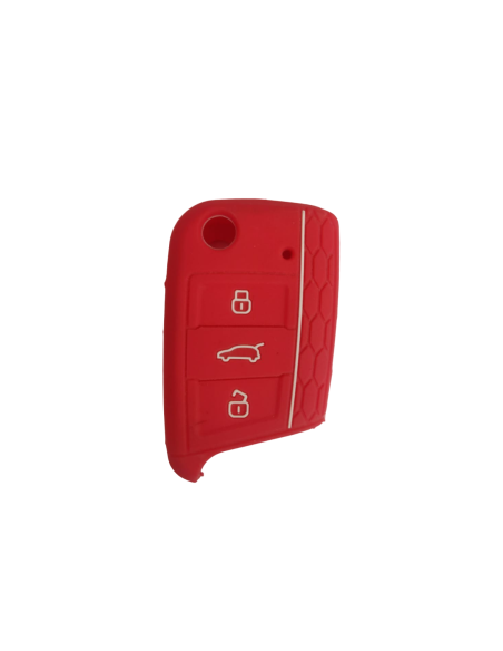 Silicone car key cover for VW, Skoda, Seat, without Red logo
