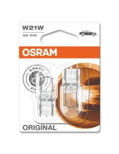 2 db W21W izzó készlet, 12V, 21W, Osram