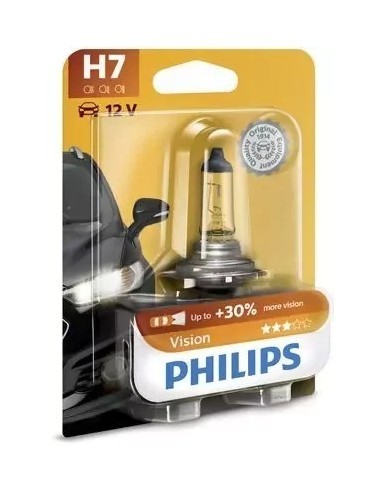 Philips H7 Vision +30% 12V 55W car bulb