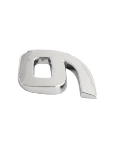 3D Car Ornament Number 9 26 MM Chrome 2