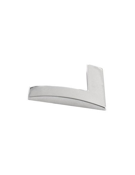3D Car Ornament Letter L 26 MM Chrome