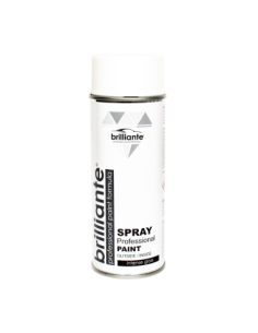 Pure White Matte Spray Paint (ral 9010), Brilliante, 400ml