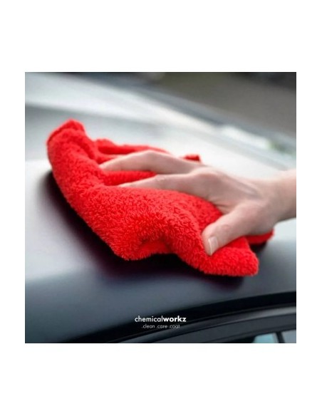 Prosop auto fin Chemicalworkz Edgeless Soft Touch Towel, 500 GSM, 40x40 cm Κόκκινο