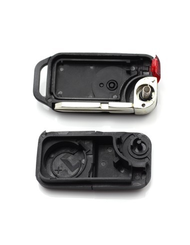 Key case type knife 1 button, blade 2 tracks...