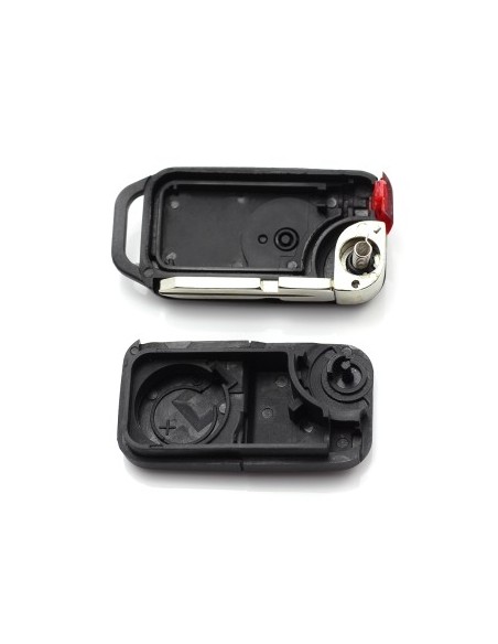 Key case type knife 1 button, blade 2 tracks for Mercedes Benz