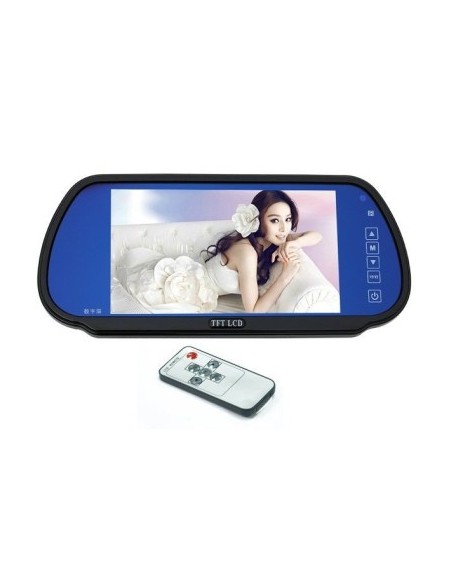 Parking sensors with video camera and 7" LCD display in mirror T24 OEM type 16.5mm